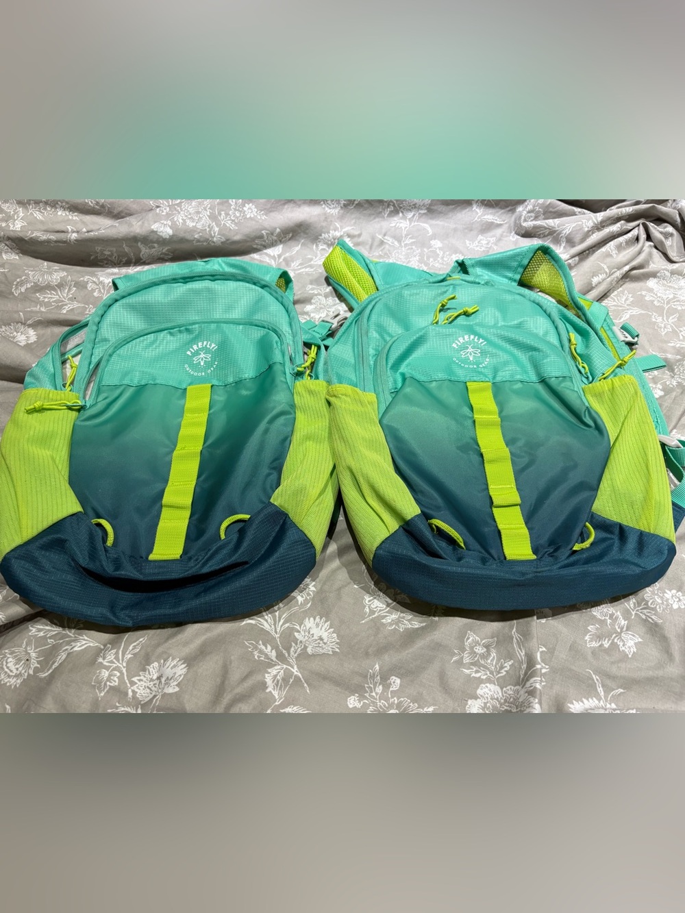 Firefly camp hike backpack lime green 2pcs